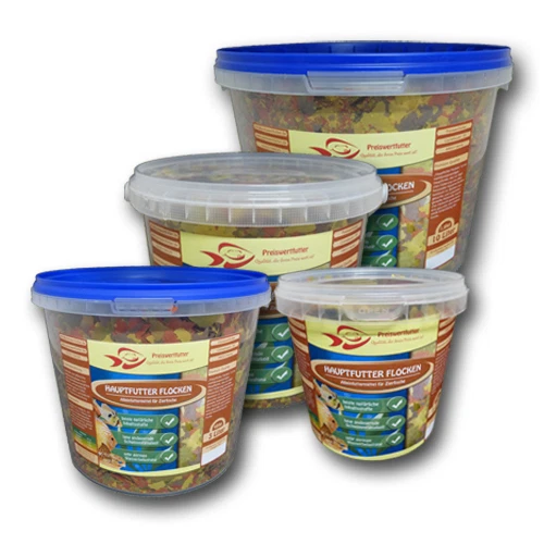 (12,49 €/kg ) Hauptfutter Flocken Fischfutter Flocken Futter Zierfische Aquarium - Bild 1 von 1