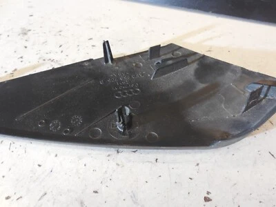 Cubierta de moldura de espejo retrovisor lateral del conductor negro para Audi A6 C6 2005-08 4F0858705B Foto 1 de 4