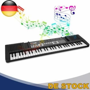 Elektronisches Keyboard Digital MP3 Musik Klavier USB + Mikrofon Für Kinder - Afbeelding 1 van 12