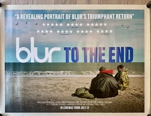 BLUR: TO THE END (2024) gerolltes UK Quad (30x40) Kino Film Filmplakat - Bild 1 von 5