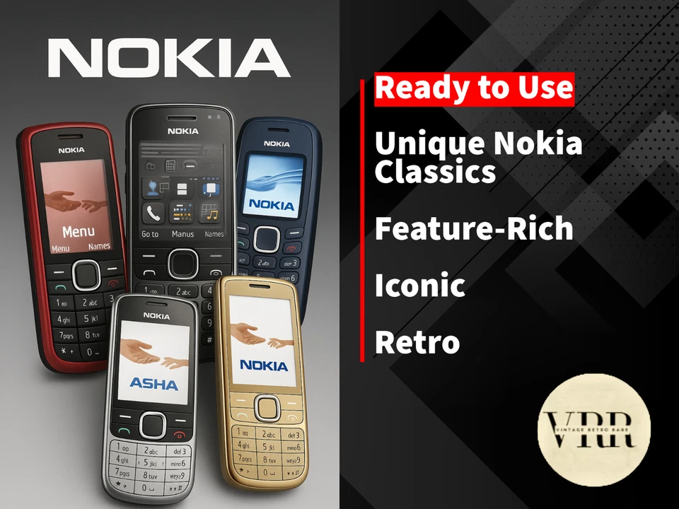 Nokia Retro/Classic Phones - Networks/Unlocked - 6300, Asha, etc Lot - Working - Image 1 of 1