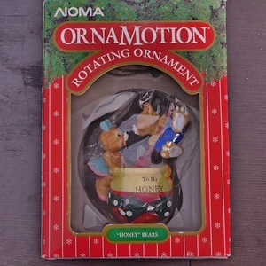Vintage Noma OrnaMotion Rotating Ornament “ To My Honey” Christmas Tree 1989 - Picture 1 of 4