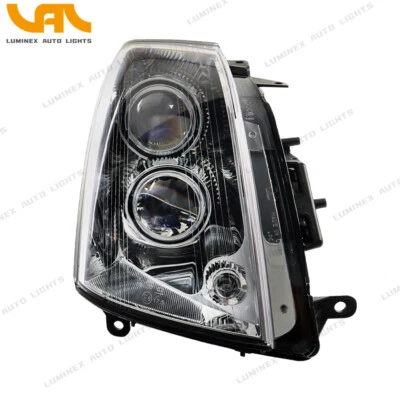 RH Side Headlight For Cadillac STS 2005-2011 Halogen Black Housing Clear Lens Foto 1 de 4