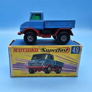MATCHBOX Superfast 49 Unimog With Box Read - Picture 1 of 14