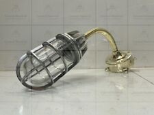 Outdoor Wall Decor Swan Neck  Aluminum & Brass Sconce Lamp with Junction Box