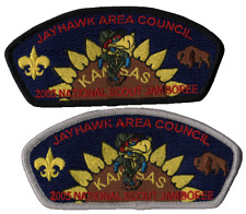 2005 Jamboree Jayhawk Area Council KS Set of 2 JSP Bdr (AR259)