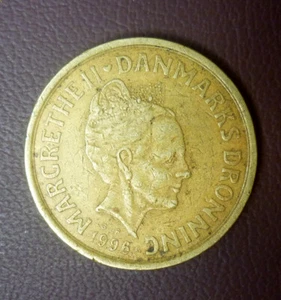 DENMARK 20 KRONER 1996 Margrethe II ' VF-EF '. - Picture 1 of 2