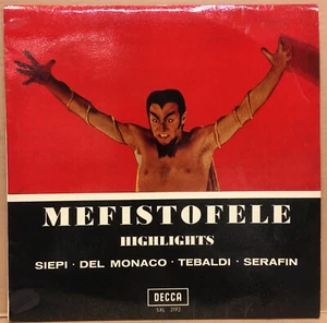 MEFISTOFELE HIGHLIGHTS HEPI DEL MONACO TULIO SERAFIN DECCA SXL 2192 - Bild 1 von 4