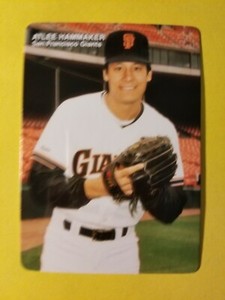 ATLEE HAMMAKER # SAN FRANCISCO GIANTS * 1989 MOTHER'S COOKIES MLB BASEBALL