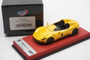 1/43 BBR FERRARI SP2 GIALLO TRISTATO GLOSS RED LEATHER BASE LE10 N MR - Picture 1 of 5