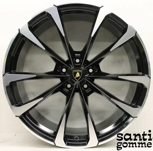 1 CERCHIO LAMBORGHINI URUS 10 X 23 " ORIGINALE 4ML601025AE NERO DIAMANTATO - Foto 1 di 1