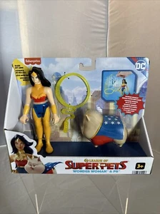 Fisher Price DC League of Super Pets Wonder Woman & PB NEW - Picture 1 of 2