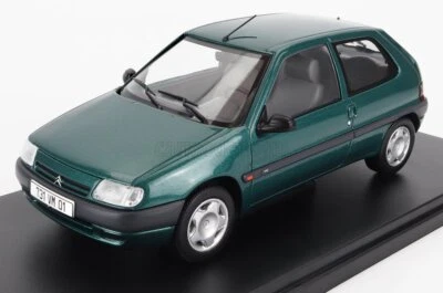 MODELLINO AUTO STATICO HACHETTE CITROEN SAXO 1999 VERDE MODELLISMO SCALA 1/24 - Immagine 1 di 3