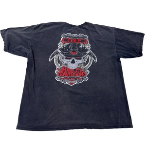 Vintage Harley Davidson Shirt Men XL Tee Biker Skull Y2K 2000s Sun Faded Grunge* - Picture 1 of 17