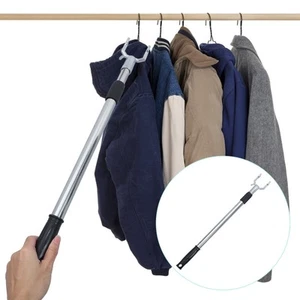 Kleidergabel Greifstock Wäsche hängende Werkzeuge Kleiderstange erweiterter Schrank - Bild 1 von 12