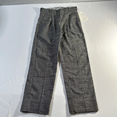 Pantalones Christian Dior Jeune Homme Sportif Niños Talla 24 Gris Negro Sarga Calce Ajustado  Foto 1 de 4