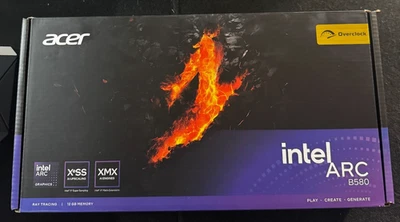 Acer Nitro Intel Arc B580 OC 12GB GDDR6 Graphics Card – Excellent Condition - Image 1 of 4