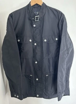 Armani Jeans Lightweight Military Style Men’s Black Jacket UK 38 - Image 1 of 4