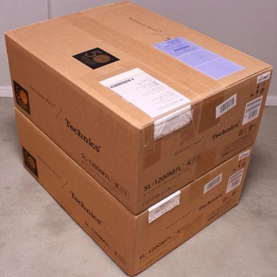 2er Set Technics SL-1200M7L Schwarz DJ Plattenspieler 50th Anniversary Limiti... - Bild 1 von 4