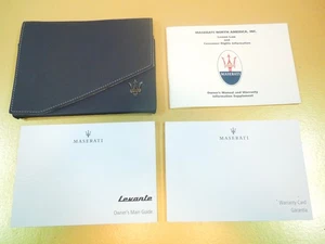 2021 MASERATI LEVANTE OWNERS MANUAL WITH CASE MINT - Picture 1 of 10