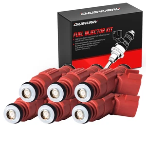 6 NEW OEM FUEL INJECTORS 0280156161 FOR GRAND CHEROKEE WRANGLER MUSTANG - Picture 1 of 11