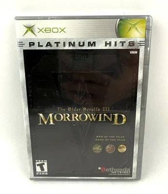 Elder Scrolls III: Morrowind Xbox Platinum Hits New Sealed W/ Security Sticker - Image 1 of 4