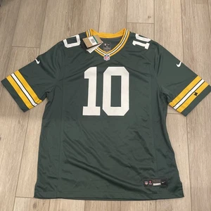 Green Bay Packers Jersey Mens XL Green NFL Football On Field Nike Love 10 NWT - Picture 1 of 7