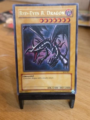 Red-Eyes Black Dragon SDJ-001 1st Edition Ultra Rare Yu-Gi-Oh Card LP/NM - Image 1 of 4