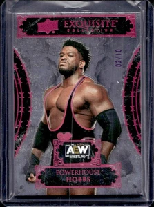 Powerhouse Hobbs 2024 Upper Deck Black Diamond AEW #29 Exquisite Purple #2/10 - Picture 1 of 2