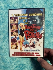 Anatomy of a Psycho (DVD, 1961, B&W) ~ Crime Thriller ~ New - Picture 1 of 3