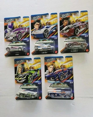 2025 Hot Wheels SILVER SERIES - ACCELERACERS  -  Set Of 5 - Image 1 of 4