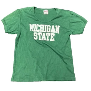 Youth 90s Michigan State University T-shirt size large - Picture 1 of 4