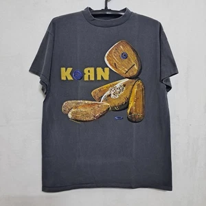KORN Issues t shirt vintage band ฺBlack fade tour size L Reprint Singlestitch091 - Picture 1 of 15