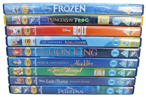 Walt Disney Gold Oval DVD Bundle / Collection (x9) Animated Films - Picture 1 of 20