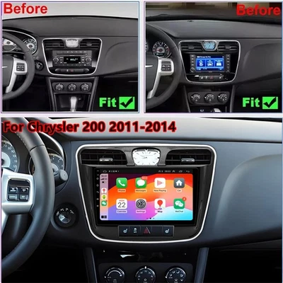 9'' Android Car Stereo Radio GPS Navigation WIFI 4G For Chrysler 200 2011-2014 - Image 1 of 4