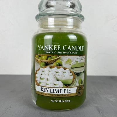 KEY LIME PIE Yankee Candle Retired Rare 22 oz Large Jar Candle Discontinued NEW - Image 1 of 4