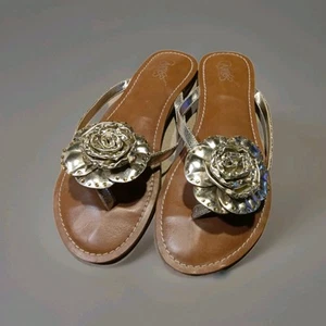Sandalias Carlos Santana florecen peltre...AJ... - Imagen 1 de 5