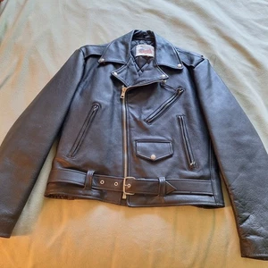 Vintage Excelled Leather Motorcycle Jacket Mens Size 40 Made In USA Insulated - Bild 1 von 12