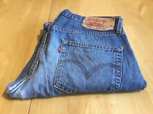 LEVIS 501 W32 L32 used blue Straight Jeans. Free postage in UK