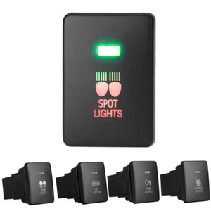Interruttore a spinta barra luminosa led adatto a Mitsubishi Mirage Outlander ZK Pajero QE Triton - Foto 1 di 15