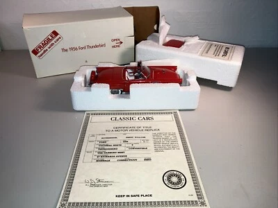 Ford Thunderbird 1956 coche fundido a presión Danbury como nuevo - escala 1:24 Foto 1 de 4