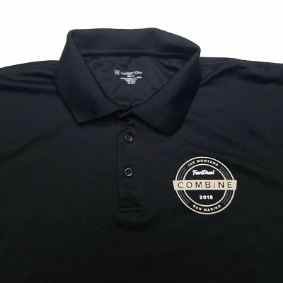 Camisa Polo Joe Montana Fan Duel Dan Marino 2015 Negra Adulto Talla Mediana M Foto 1 de 4