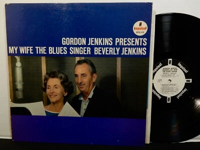 My Wife The Blues Singer BEVERLY JENKINS LP IMPULSE A-44 MONO PROMO 1963 RVG - Image 1 of 3