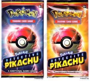 Pokemon Carta Nuovo Detective Pikacku Blu & Color Oro Sealed Booster Cinema - Picture 1 of 4
