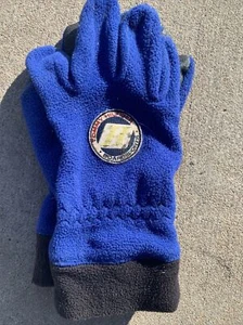 Vintage Tommy Hilfiger Boardsports Blue Black Gloves - Picture 1 of 11