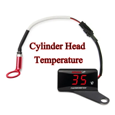 NORXI KOSO cylinder head temperature gauge For nmax cb500x Adapter Scooter red color