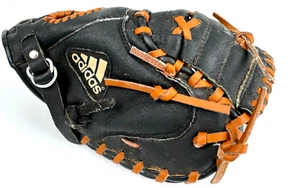 Adidas Youth RHT Baseball Catchers Glove/Mitt Black/Brown 31.5" Model TS3150BR - Picture 1 of 9