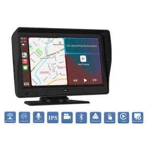 7in Touch Screen Dash Cam Car DVR Recorder For CarPlay Android Auto GPS Player - Picture 1 of 24