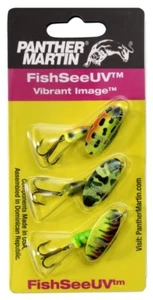 Panther Martin Forelle Barsch Spinner 1/8 Oz FishSeeUV™ Vibrant Image™ 3er Pack - Bild 1 von 1