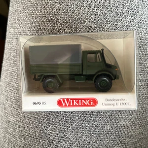 Wiking 069505 Bundeswehr H0 1:87 Unimog U 1300 L Militärfahrzeug Modellbau - Picture 1 of 4